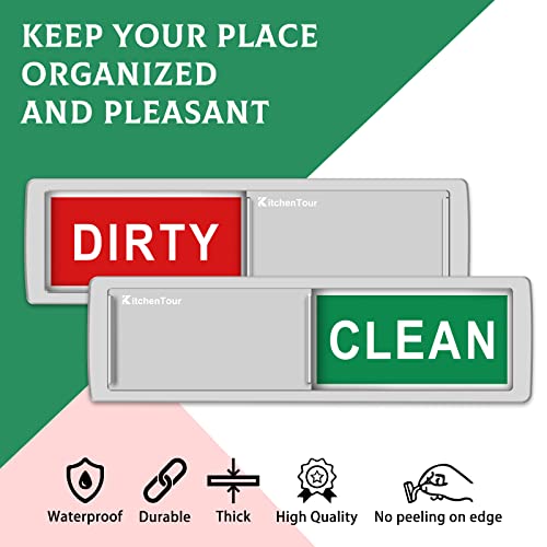 KitchenTour Clean Dirty Magnet for Dishwasher Upgrade Super Strong Magnet