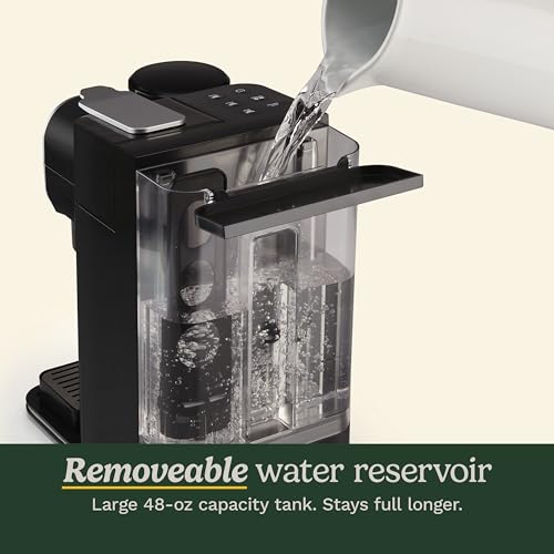 Single Serve Coffee Maker + Coffee Grinder with 8 oz