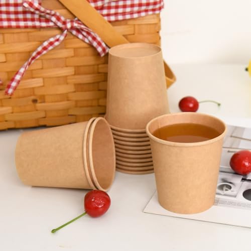 800 Pcs 6 oz Kraft Paper Cups (800 Count)