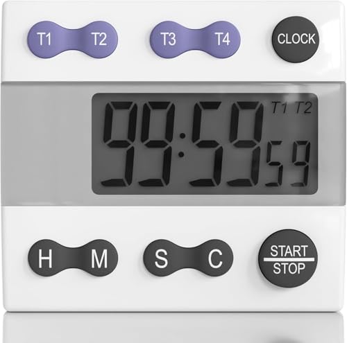Portable Digital Kitchen & Lab Timer 810015 (2 Timer)