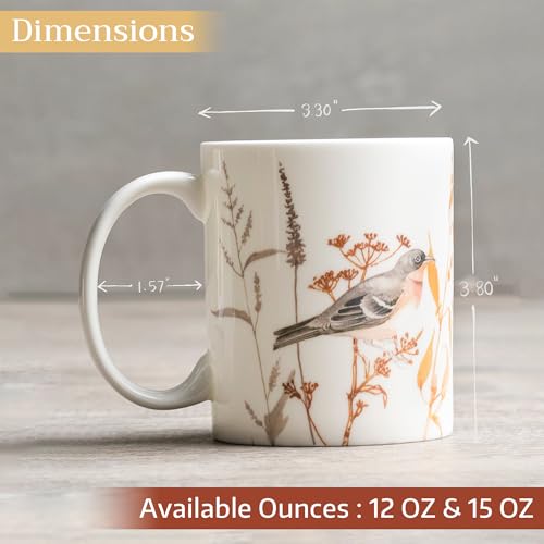 Coffee Mug with Handles Tea Cups (2 Count)