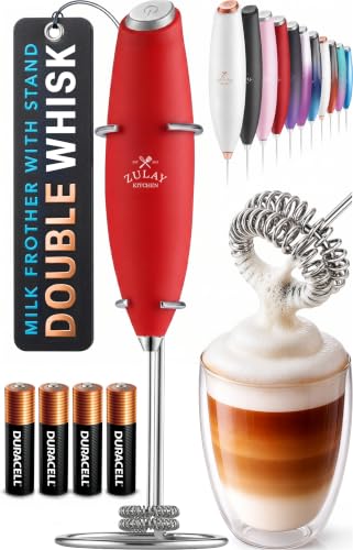 Powerful Milk Frother Wand With Duracell Batteries