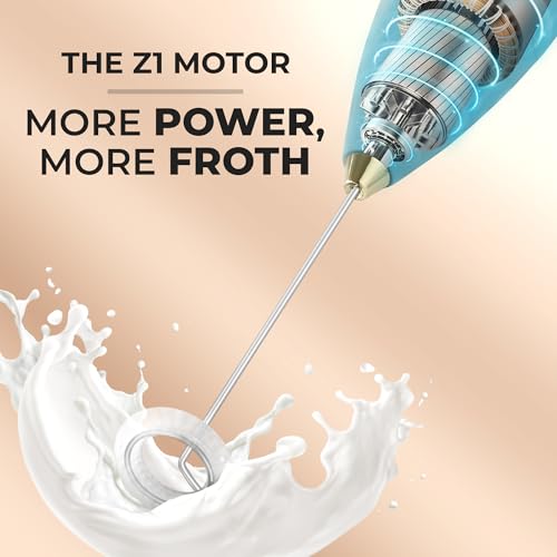 Powerful Milk Frother Wand With Duracell Batteries