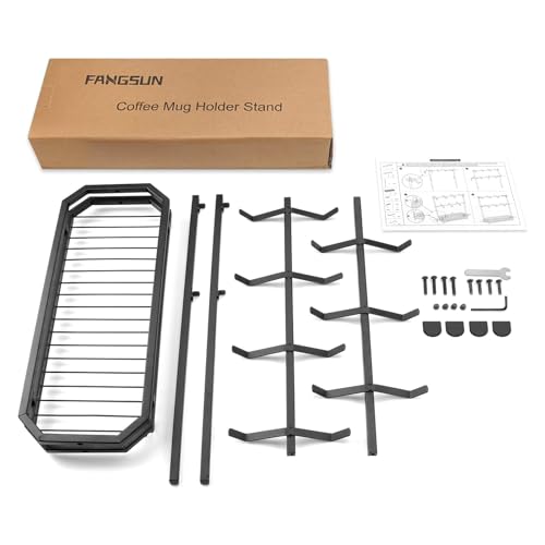 Mug Rack 14 Hooks Coffee Mug Holder