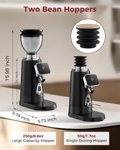 E2 Gen3 Espresso Machine with G3 64mm Flat Burr Coffee Grinder