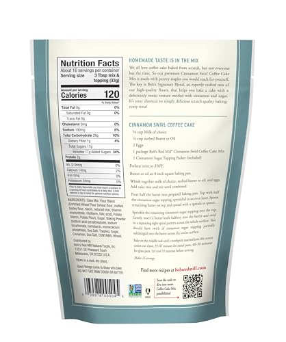 Cinnamon Swirl Coffee Cake Baking Mix (74 Ounce)