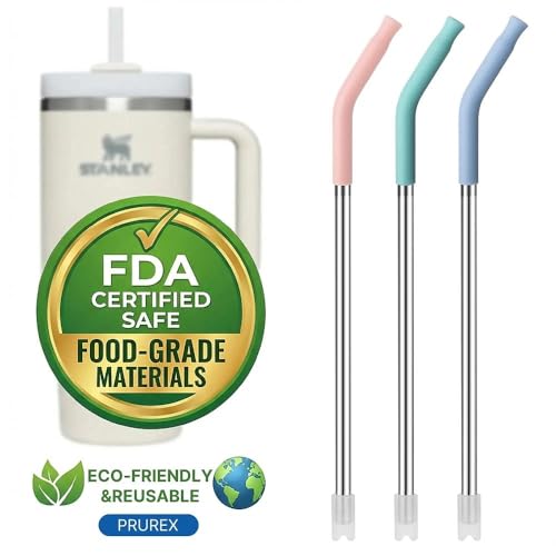 Straight Metal Straws for Stanley 40oz