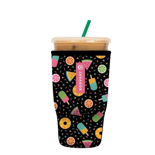 JavaSok Iced Coffee & Cold Soda Insulated Neoprene Cup Sleeve