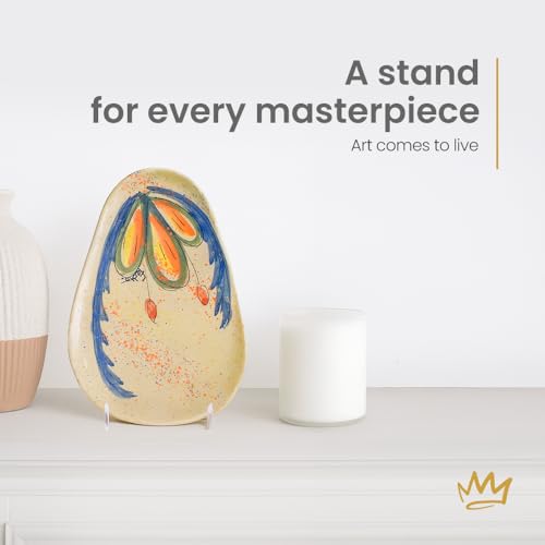 5.5" White Acrylic Display Stand Made in USA (48 Count)