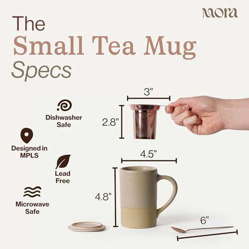 Mora Ceramics Tea Cup with Loose Leaf Infuser