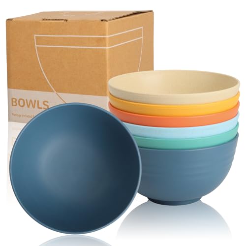 Wheat Straw Bowls Set of 6