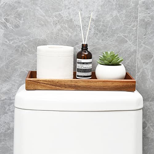 Wooden Rectangle Storage Tray with Soap Dish