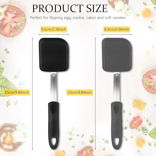 2 Pcs Mini Silicone Cookie Brownie Spatula (2 Count)