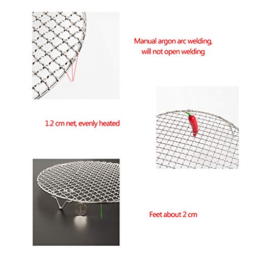 Versatile Round 304 Stainless Steel Cooling Rack Baking
