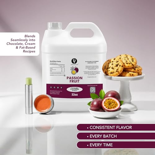 Passion Fruit Flavoring Oil 32 oz (32 Fl Oz)