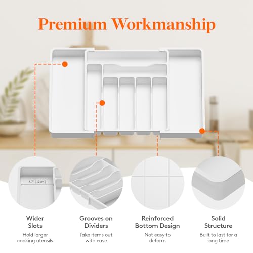 Expandable Silverware Drawer Organizer