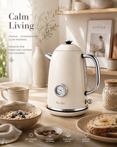 61oz Electric Kettle with Thermometer
