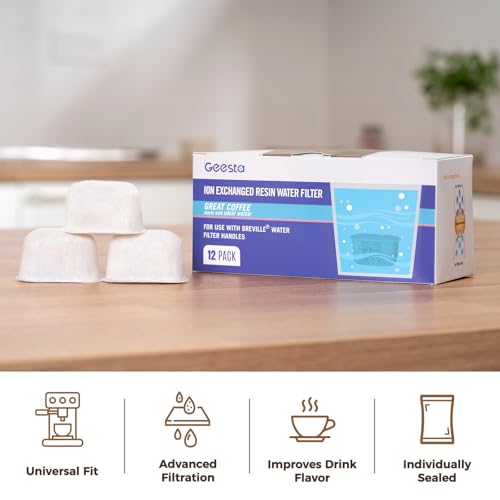 12 Pack Resin Water Filters for Breville BWF100 (12 Count)