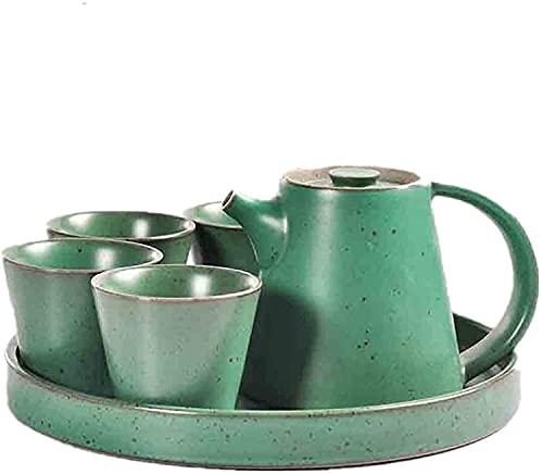 Tea Cup Set Coffee Cups Set Japanese Style Teapot with Handle and Tea Cups Set Service for 4 Adult Beautifully Excellent Home Decor Gift Tea Cup and Saucer Set