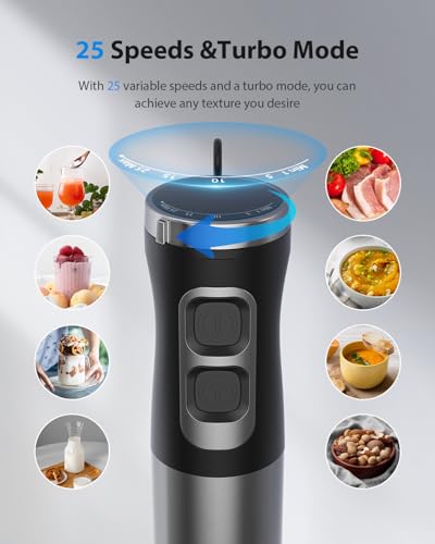 1000W Powerful Immersion Blender Handheld