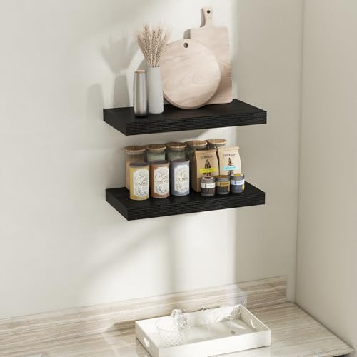 12 Inch Deep Floating Shelves for Wall (2 Count)
