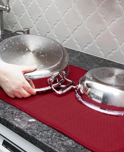 Premium Reversible Dish Drying Mat for Kitchen