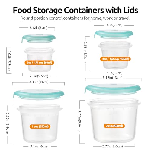 Silicone Container with Lids