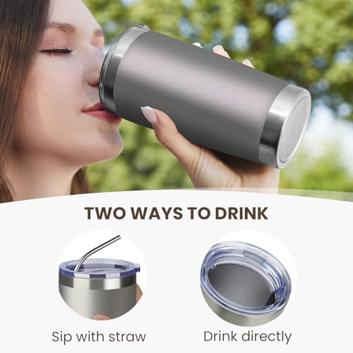 20oz Tumbler 4 Pack Double Wall Vacuum Insulated Travel Mug Bulk