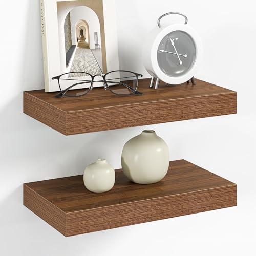 12 Inch Floating Shelves Wall Mounted for Display (2 Count)