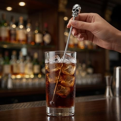 6 Pcs 7.5'' Metal Stir Sticks