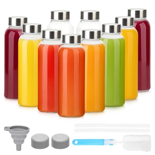 10 oz Glass Juice Bottles