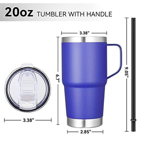 20 oz Insulated Travel Coffee Mugs Set of 12 (12 Count)