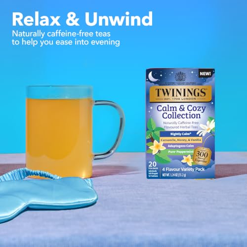 Calm & Cozy Bedtime Herbal Tea Variety (120 Count)