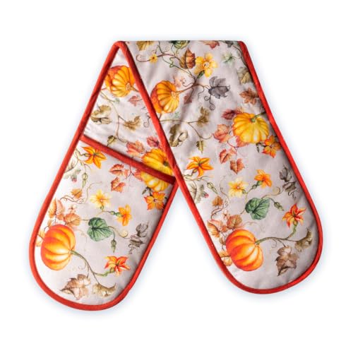 Double Oven Mitts 100% Cotton Double Oven Glove