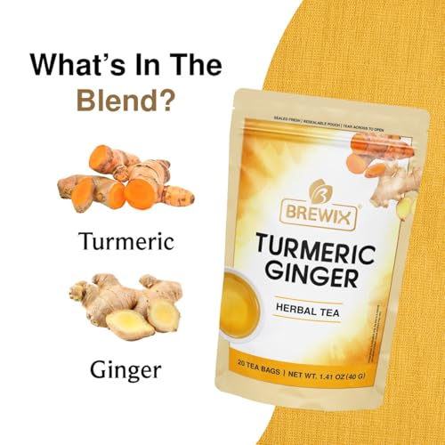 Turmeric Ginger Herbal Tea (20 Count)