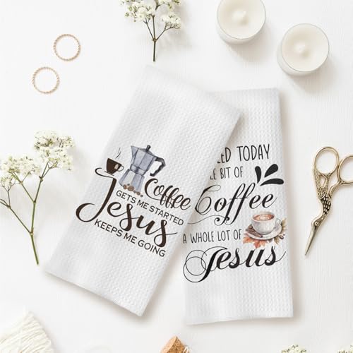Christian Coffee Kitchen Towels