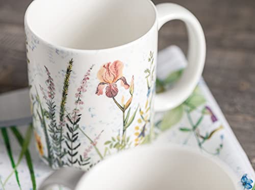Coffee Mug with Handles Tea Cups (2 Count)