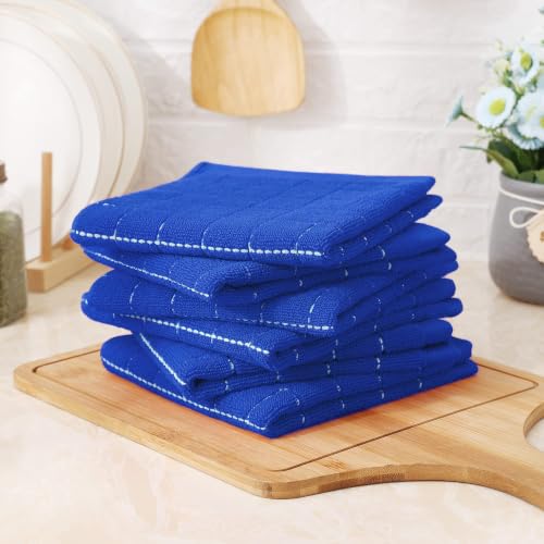 100% Cotton Terry Kitchen Dish Cloths (6 Count)