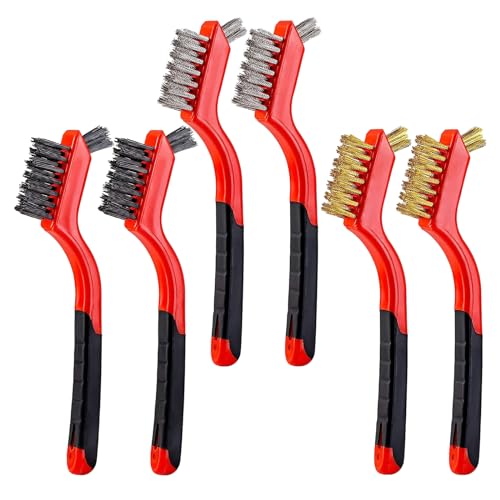 6Pcs Mini Wire Brush Set