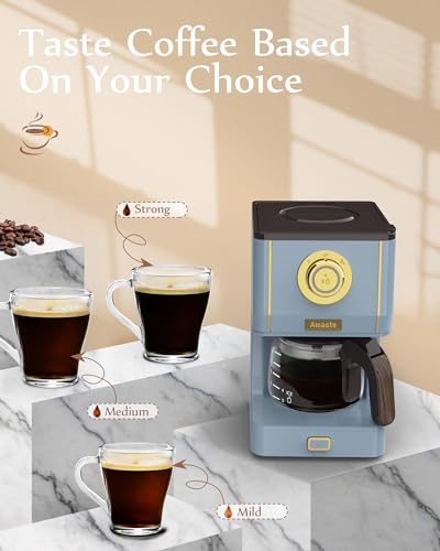 Coffee Maker 5 Cup Coffee Pot with Three Brewing Modes