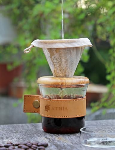 glass pour over coffee maker set