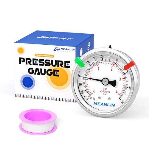 30inHG~60Psi Vacuum Pressure Gauge 1