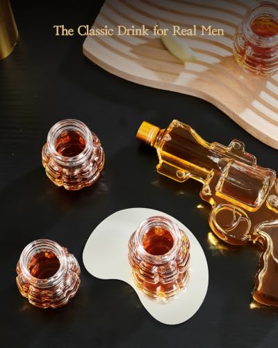 Grenade Shaped Shot Glass Set (4 Count)