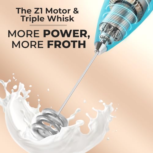 Powerful Milk Frother Wand With Duracell Batteries