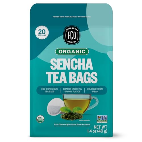 Organic Japanese Sencha Green Tea (20 Count)