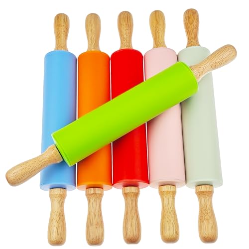 6 Pack Small Rolling Pin for Kids