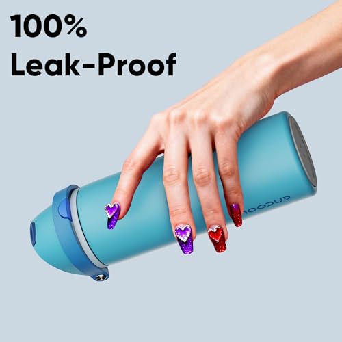 Insulated Water Bottle with Straw