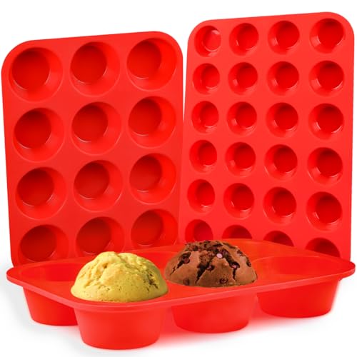 Silicone Muffin Pan Set (3 Count)