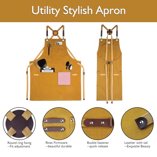 5 Pack Kitchen Aprons