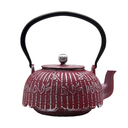 SECHUDO 40.6oz Red Tea Pot